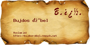 Bujdos Ábel névjegykártya